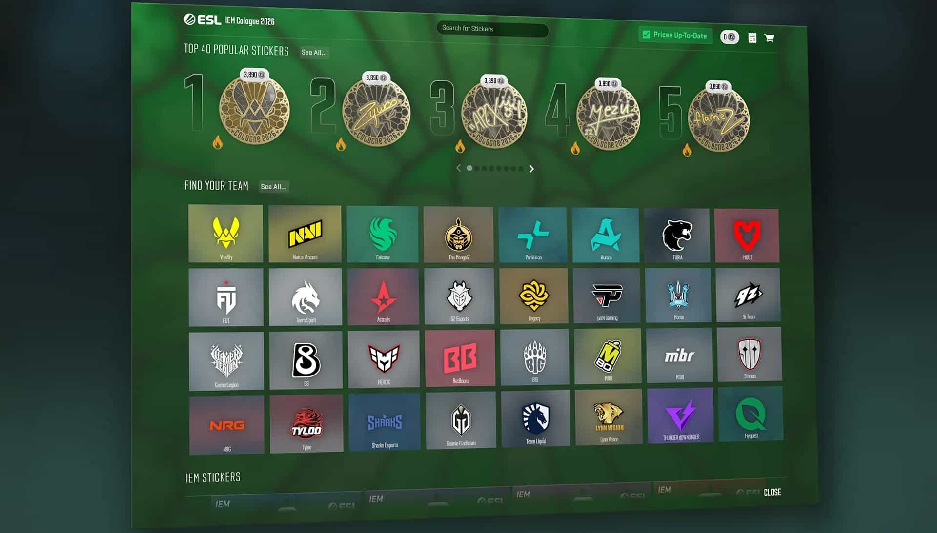 No Souvenir Packages or Sticker Capsules for 2026 IEM Cologne Major:  New CS2 Major Hub Overhaul Explained