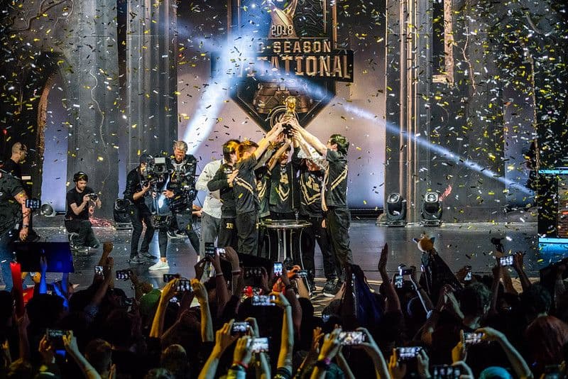 Uzi finds his international title at the 2018 MSI. Credit: Riot Games