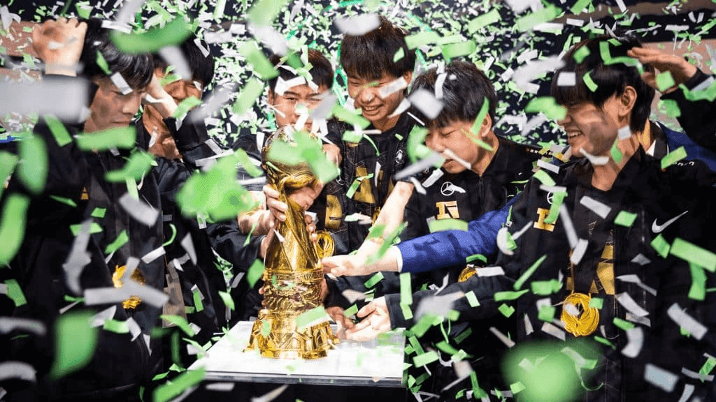 RNG complete their own twopeat at MSI 2022. Credit: Colin Young-Wolff