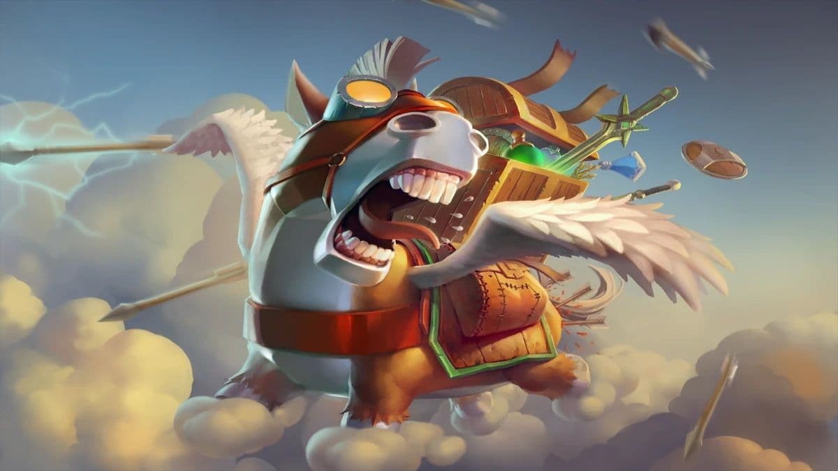 Dota 2 flying donkey courier