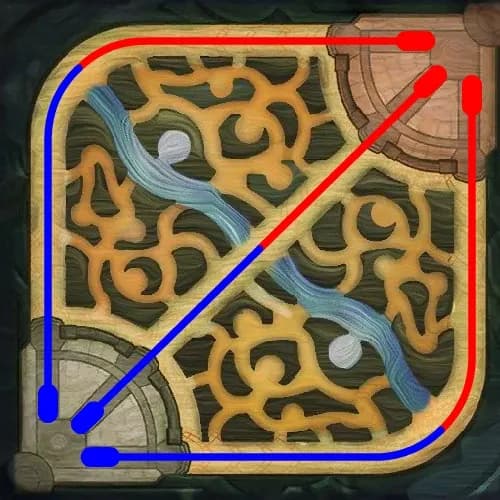 Path of Minions on Summoners Rift. Credit: Riot Games