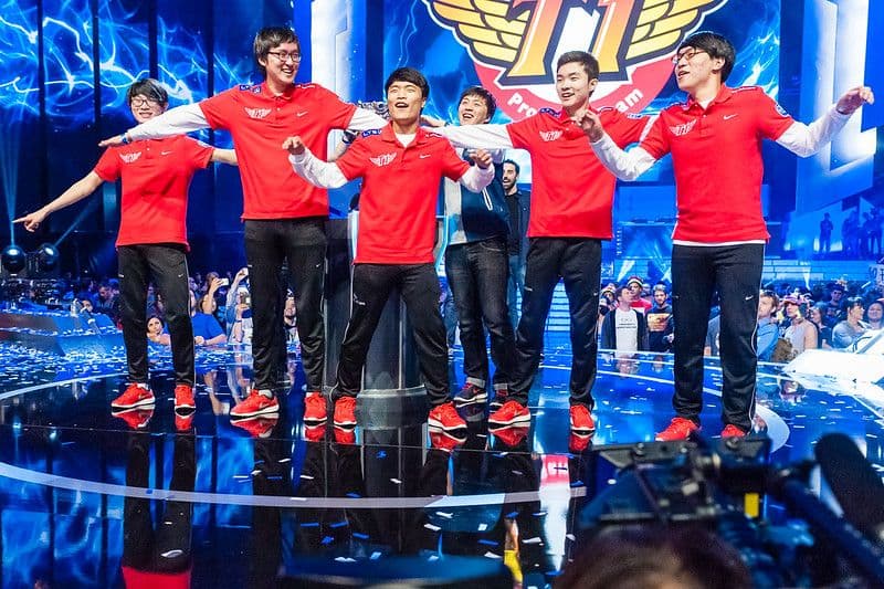 Faker and co. lead to charge to deliver South Korea's first Worlds title. Credit: Riot Games