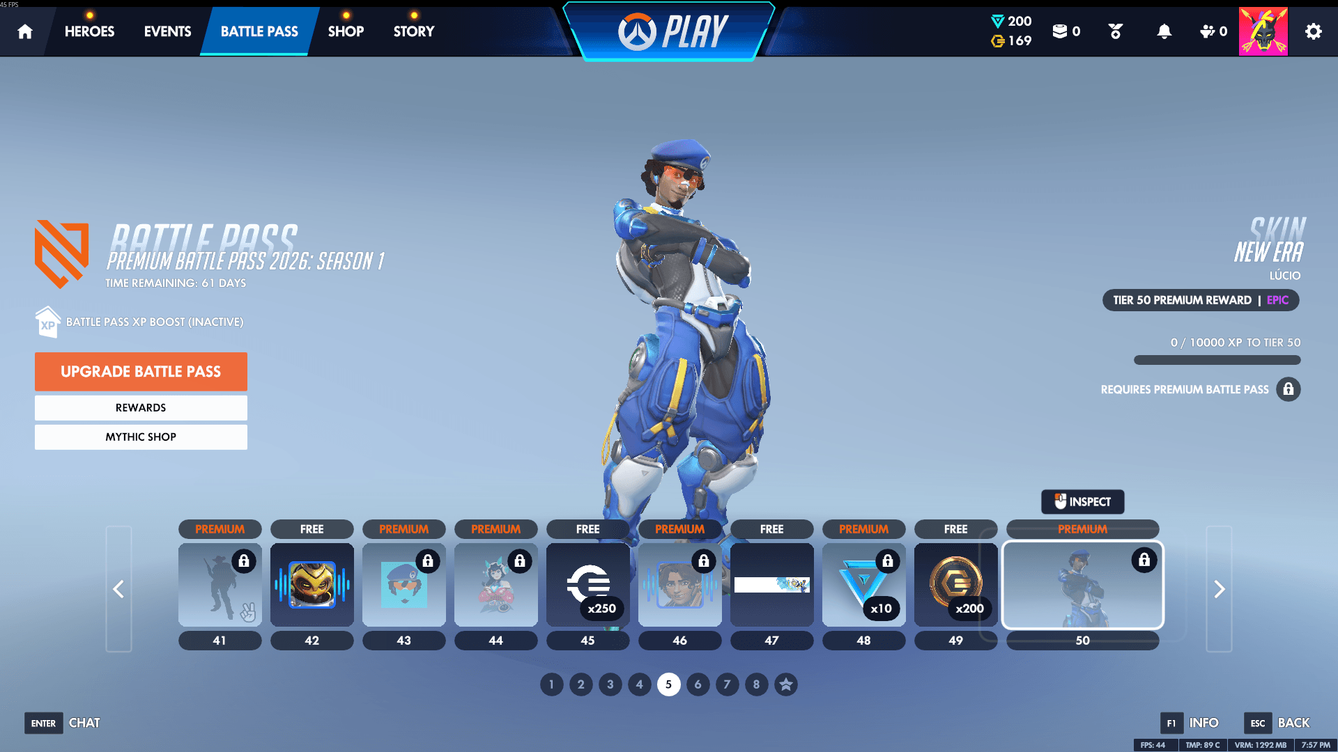 Overwatch Season 1 Battle Pass rewards