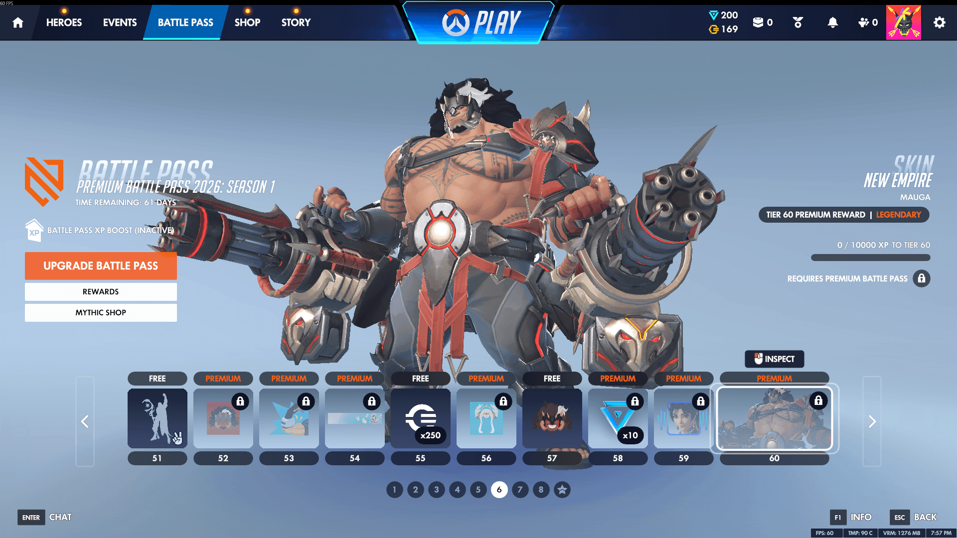 Overwatch Season 1 Battle Pass rewards