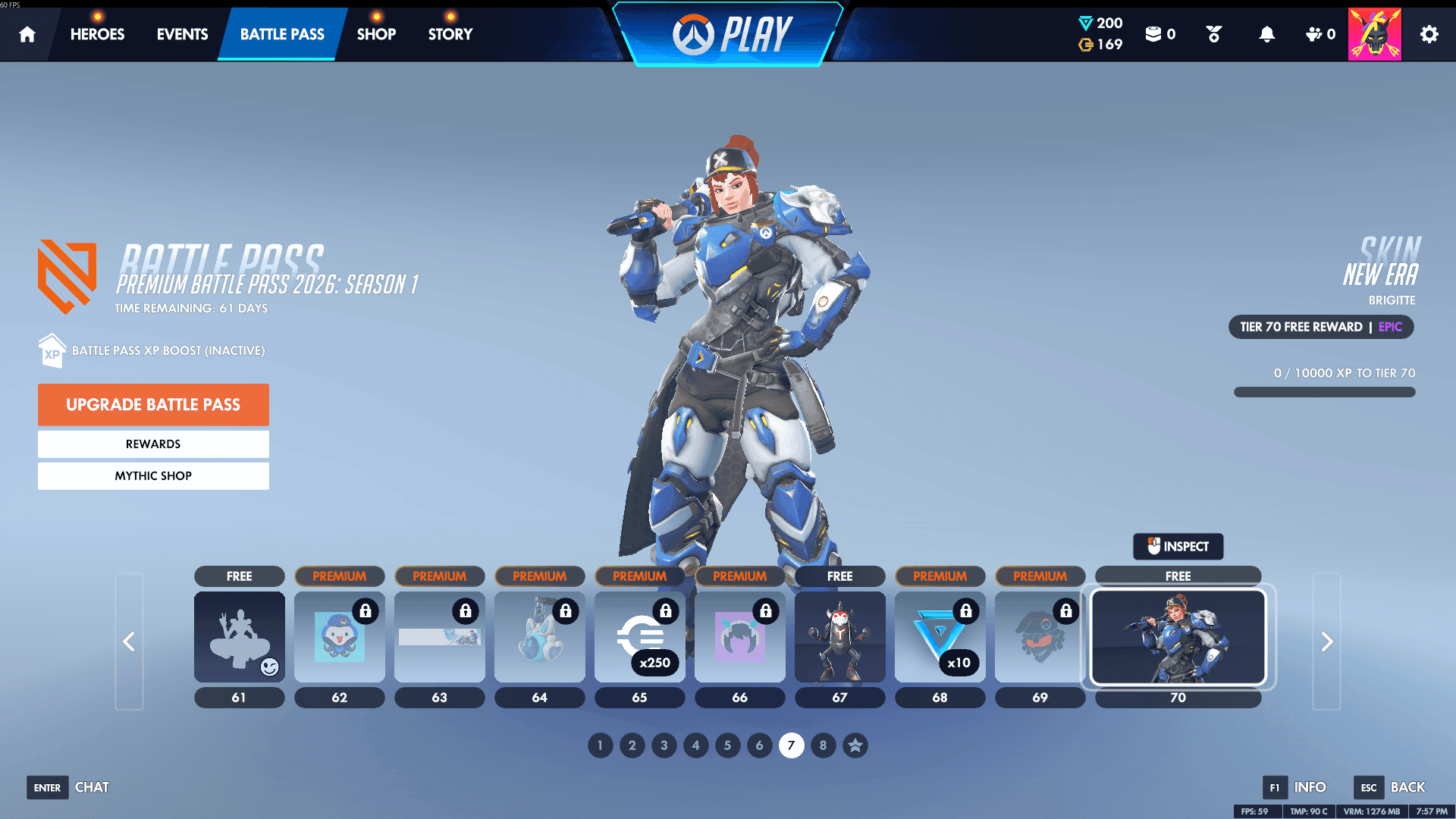 Overwatch Season 1 Battle Pass rewards