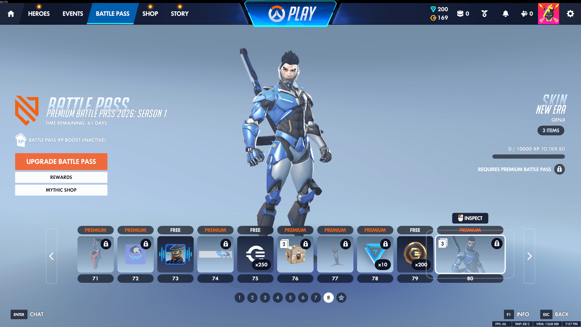 Overwatch Season 1 Battle Pass rewards