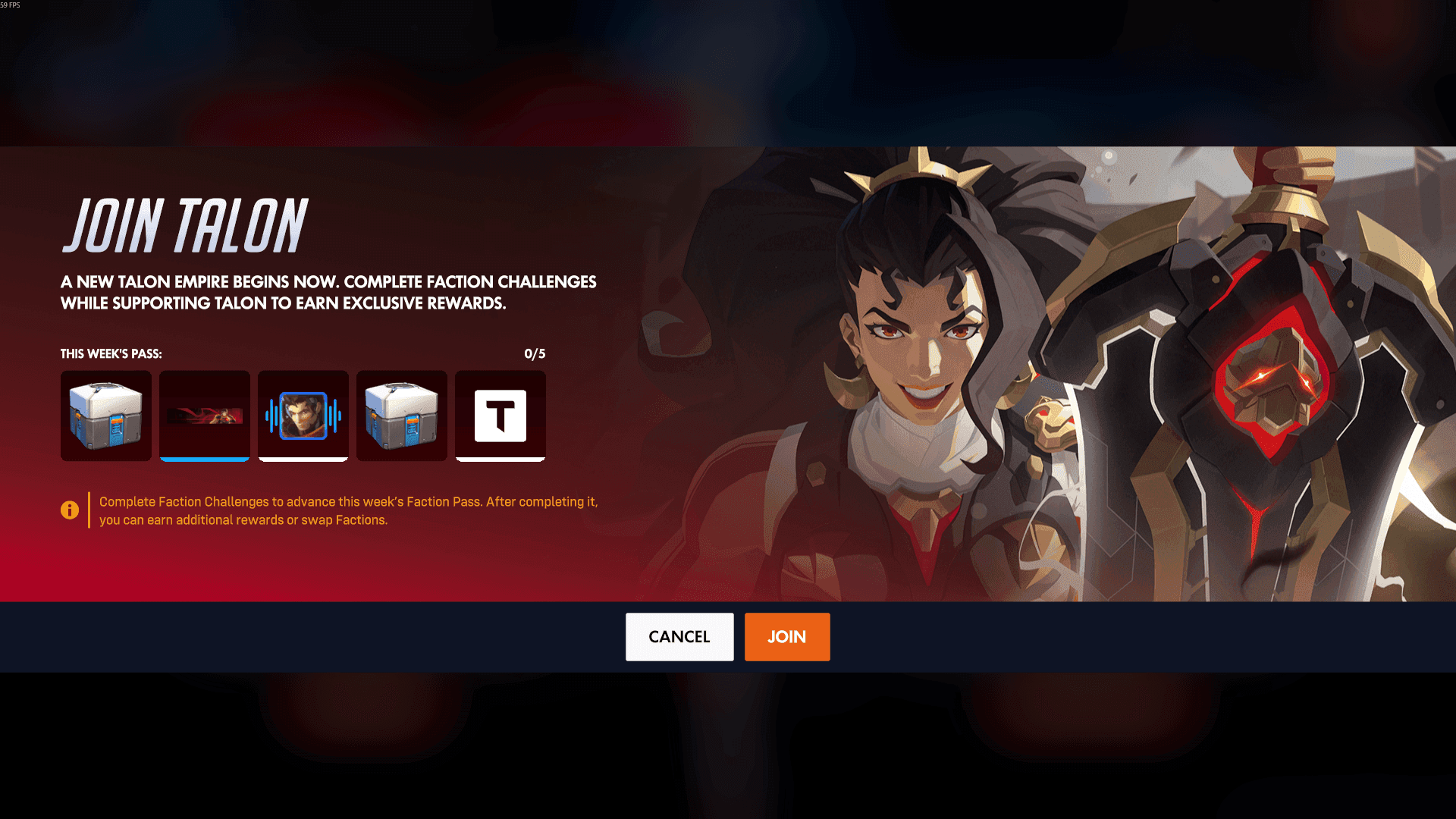 Overwatch Conquest Event Rewards Talon