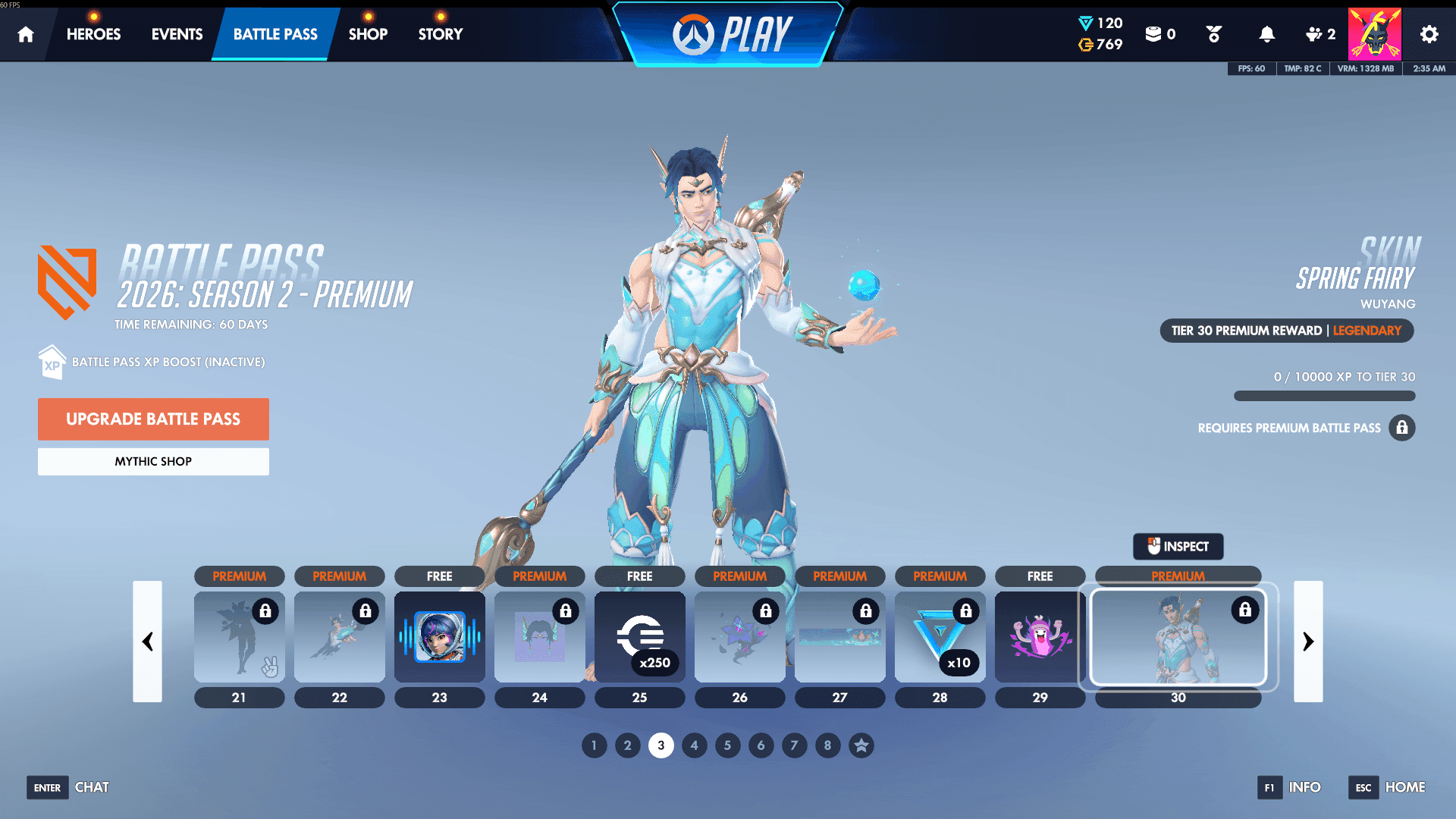 Overwatch Season 2 Battle Pass Tiers 21-30