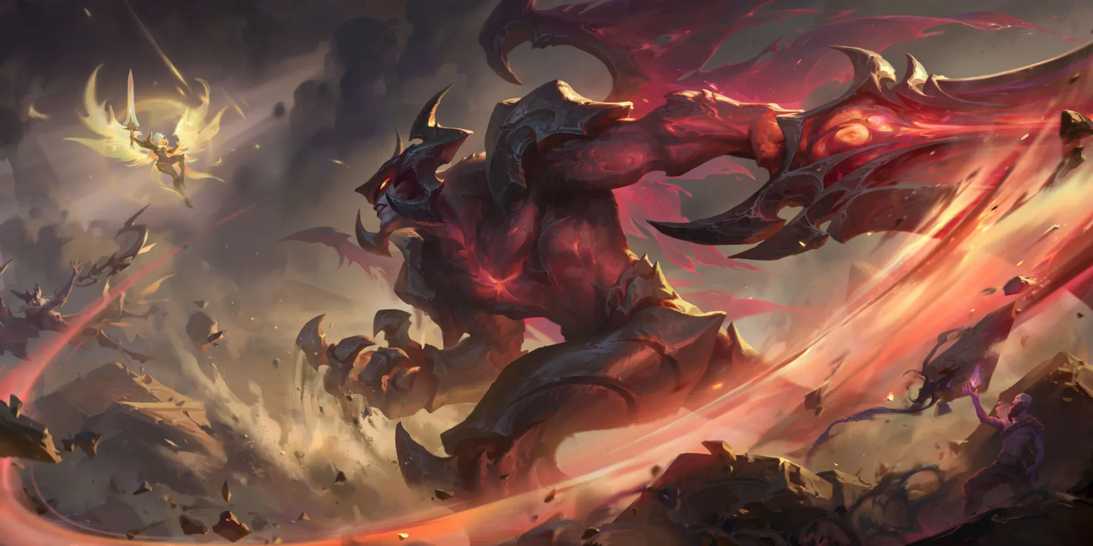 Aatrox is out to destroy everything in his path. (Credit: Riot Games)