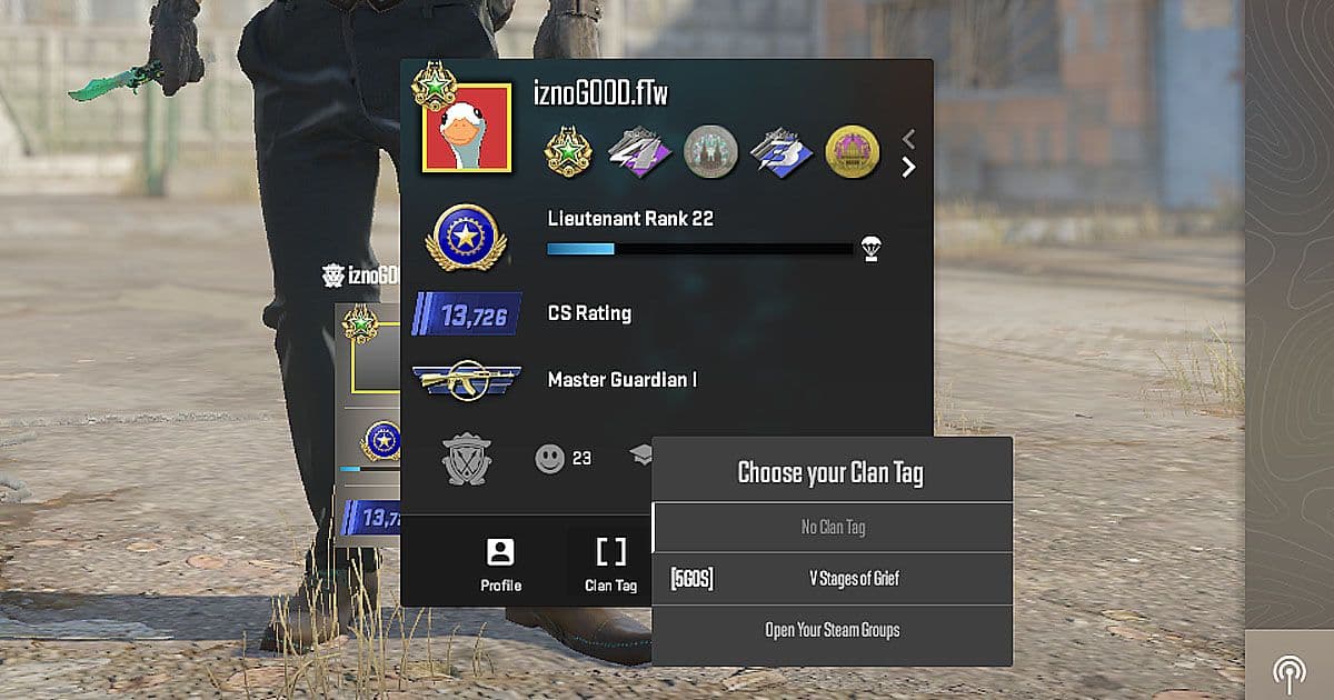 Clan Tags Voltam ao CS2 em Atualização com Recarga Silenciosa