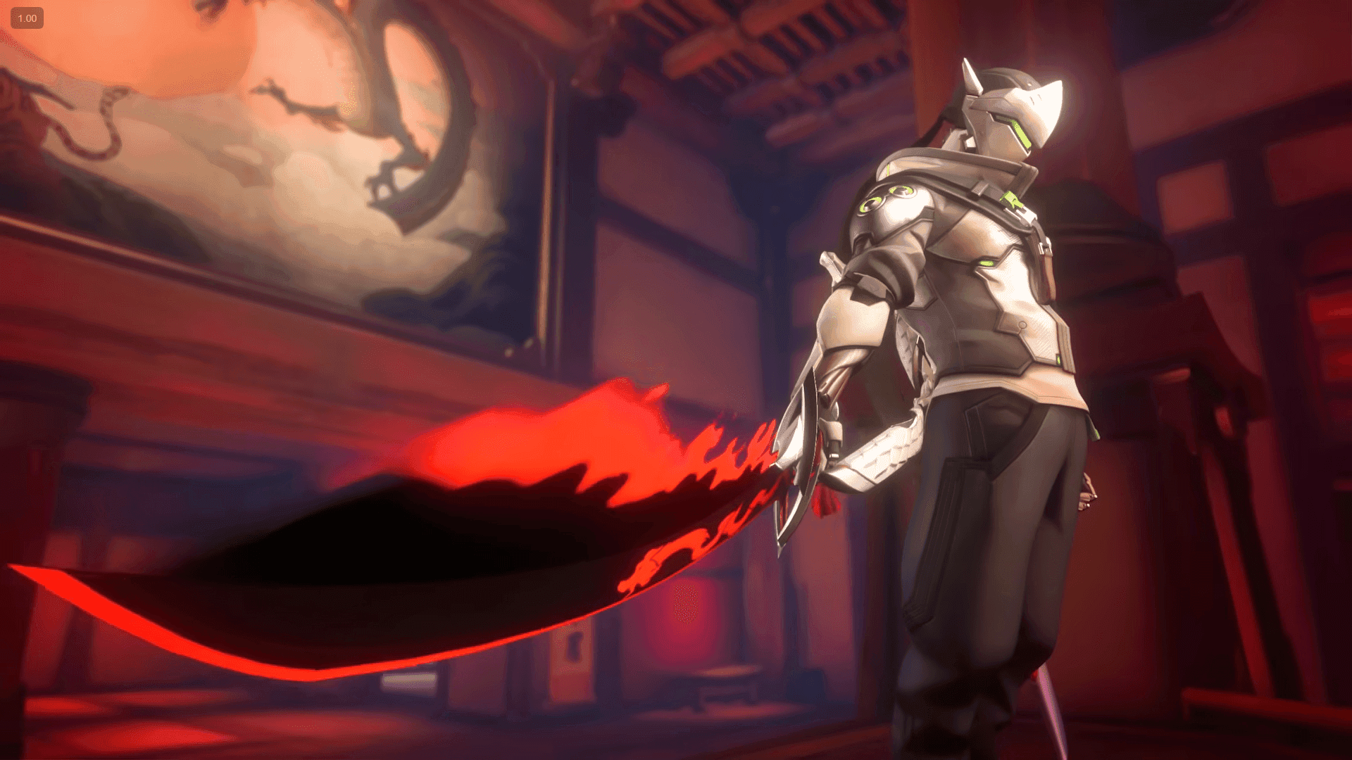 Genji Sumi-Ichimonji Overwatch Mythic Weapon Skin in Season 2