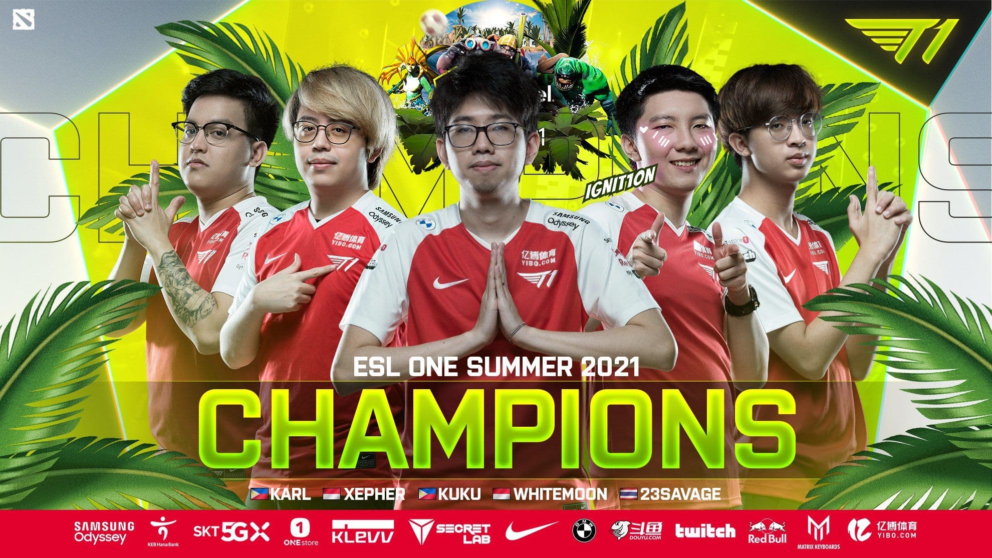 T1 becoming the ESL One Summer champions was one of the best surprises of 2021.