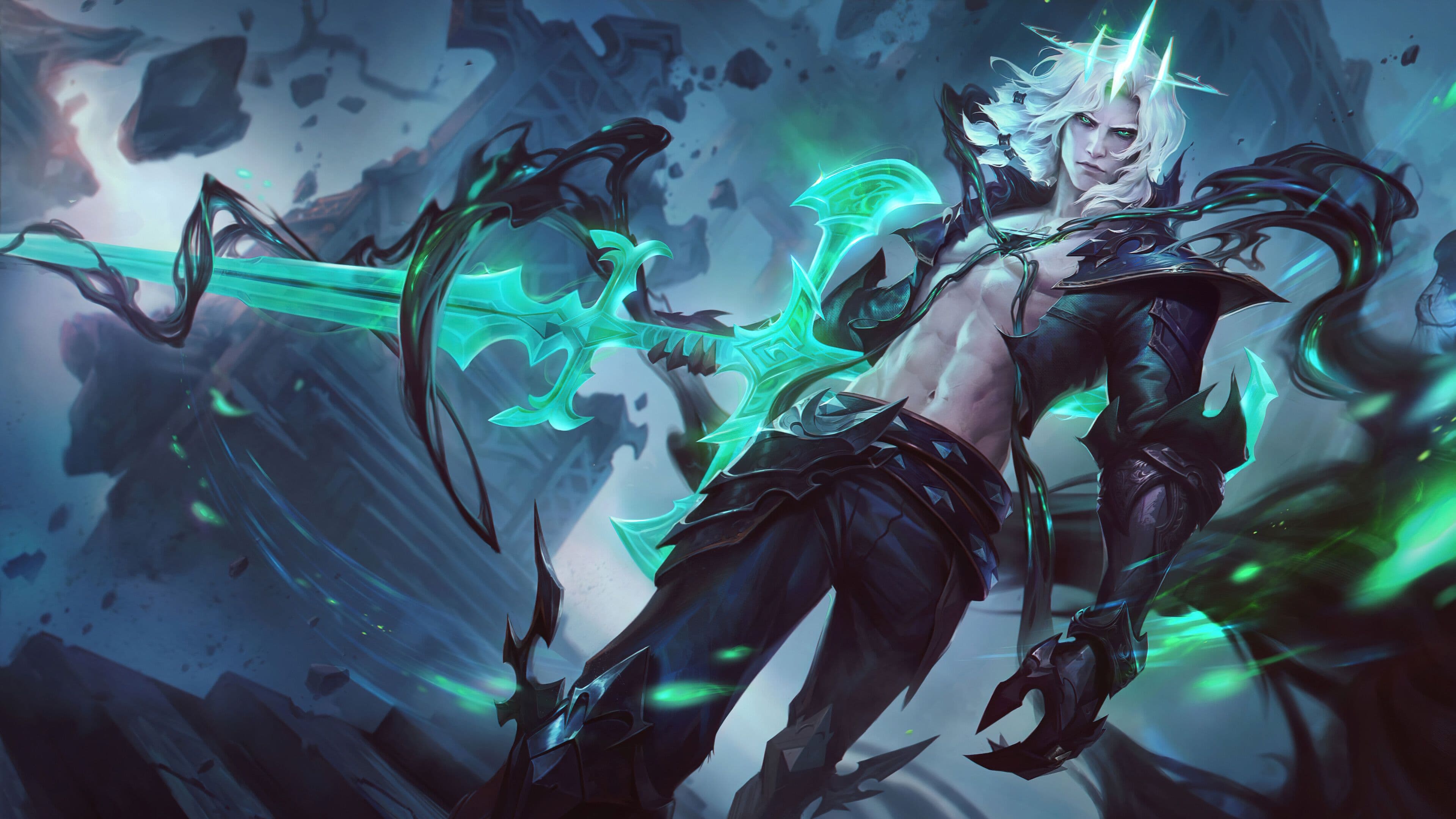 Viego League of Legends splash art