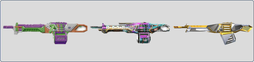 Seleção de skins icônicas do Odin da Strafe