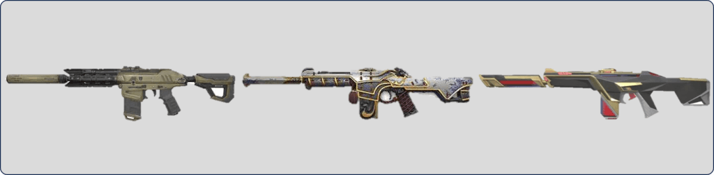 Seleção da Strafe de skins icônicas para o Phantom