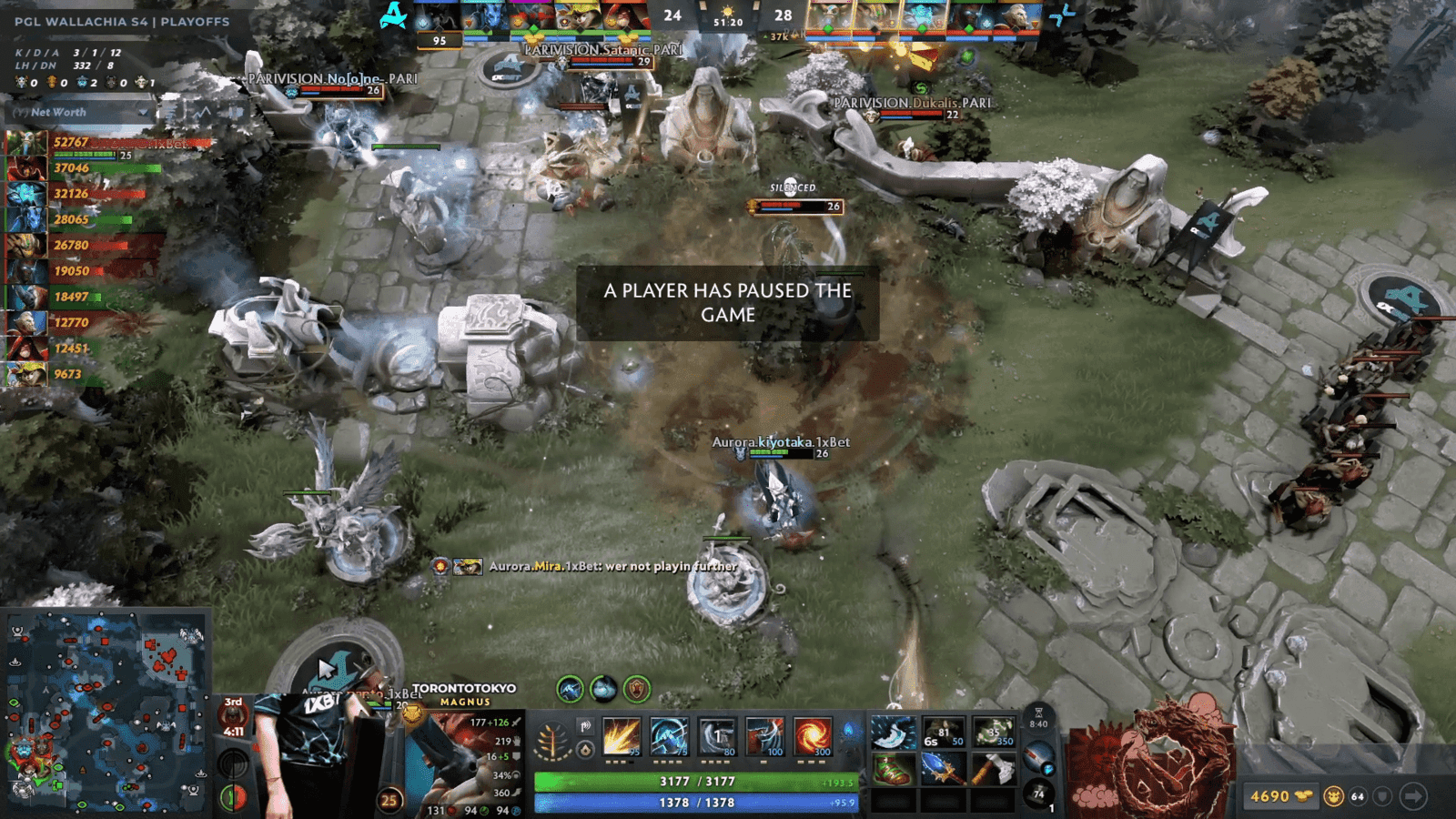 Aurora decided it was best to forfeit and move on.