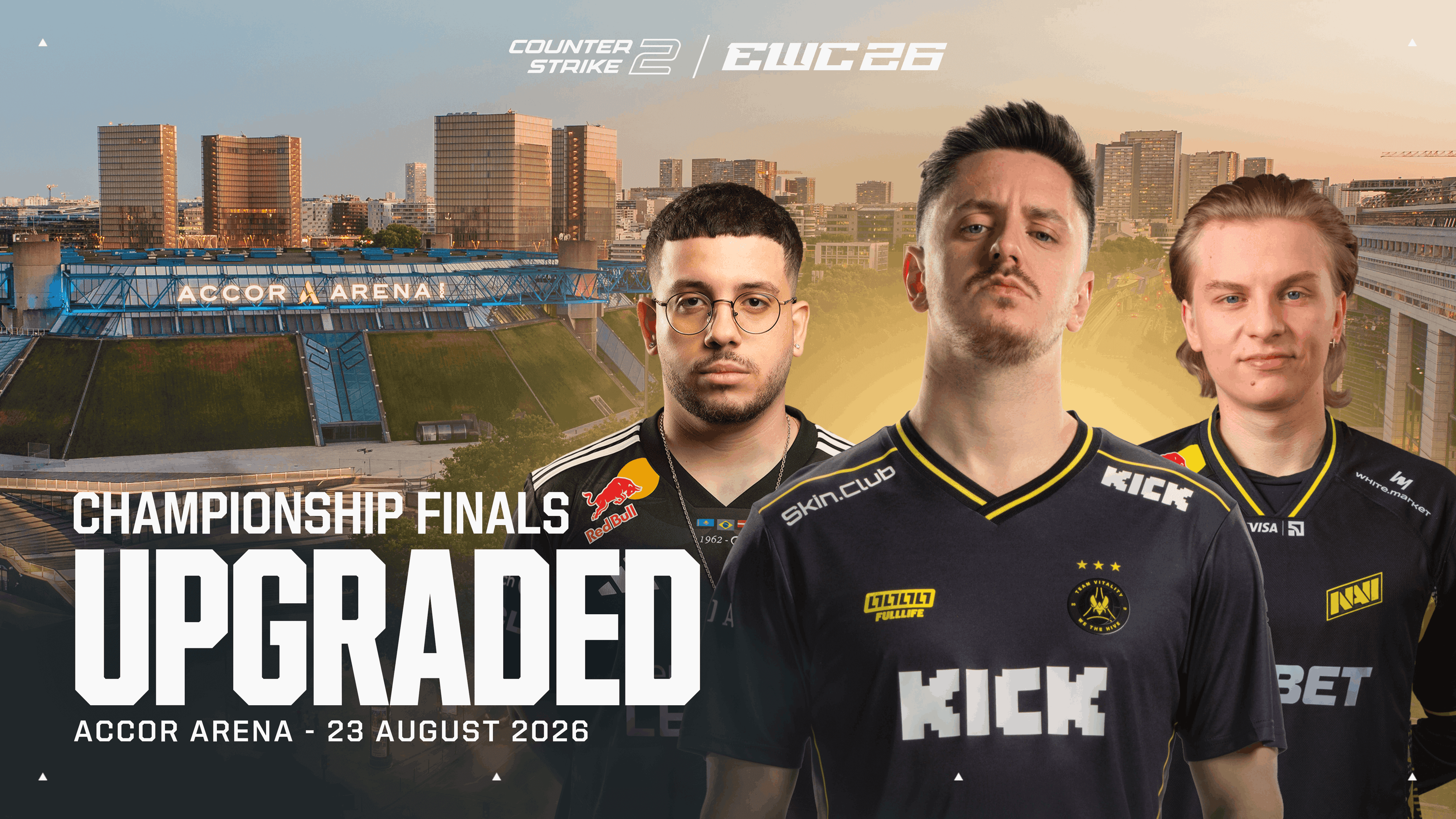 Final do Esports World Cup 2026 de Counter-Strike 2 Confirmada na Lendária Accor Arena