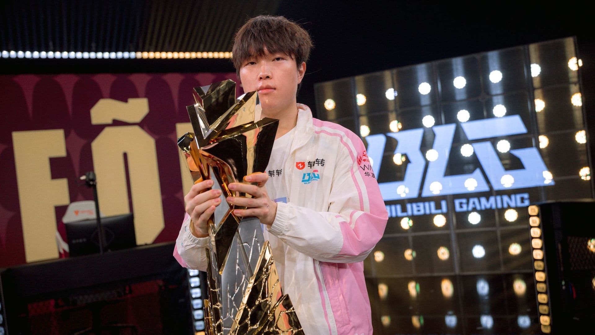 Bin claimed his first international title in 2026 when Bilibili Gaming won First Stand (Photo by Bruno Alvares/Riot Games)