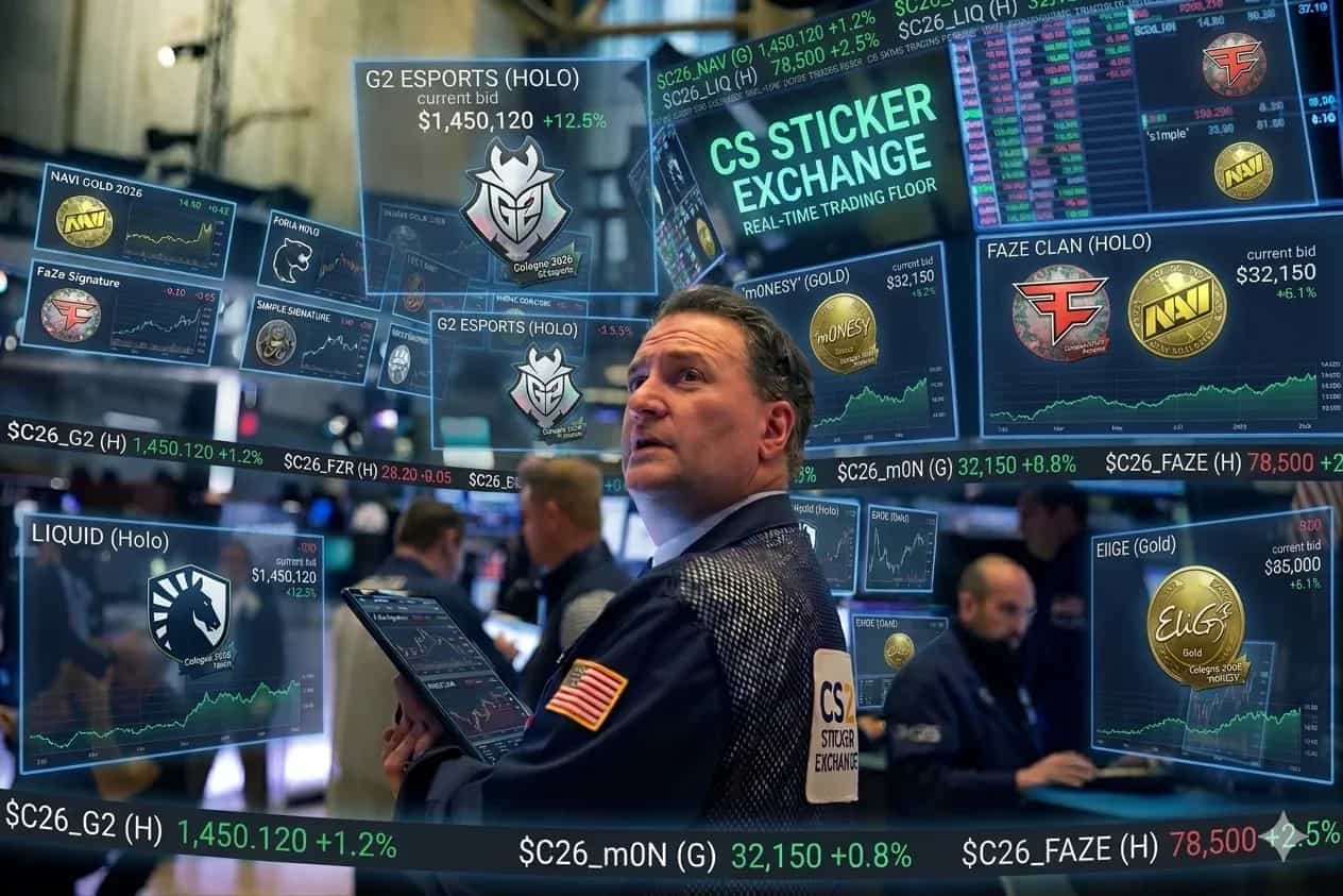 Esports or Stock Market? Valve's New CS2 Sticker System Makes Top 100 Cologne 2026 Stickers Cost $19,447!