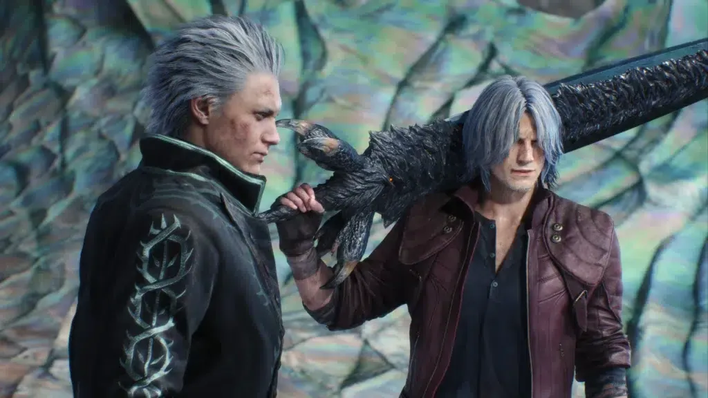 Vergil (L) and Dante (R) from Devil May Cry 5 (Image Source: Capcom)