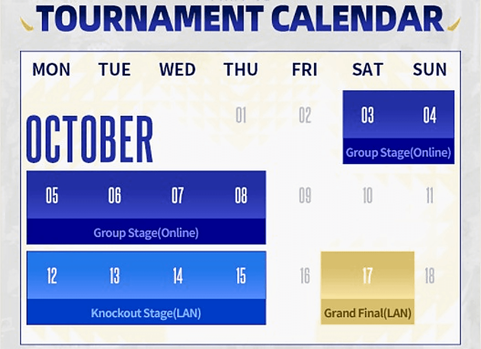 A look at the complete Demacia Cup 2026 schedule. (Credit: Riot Games)