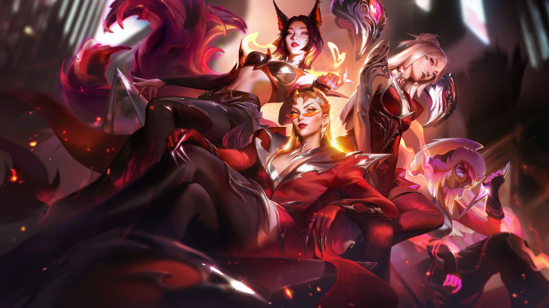K/DA Firestarter Ahri, Evelynn, and Kai'Sa