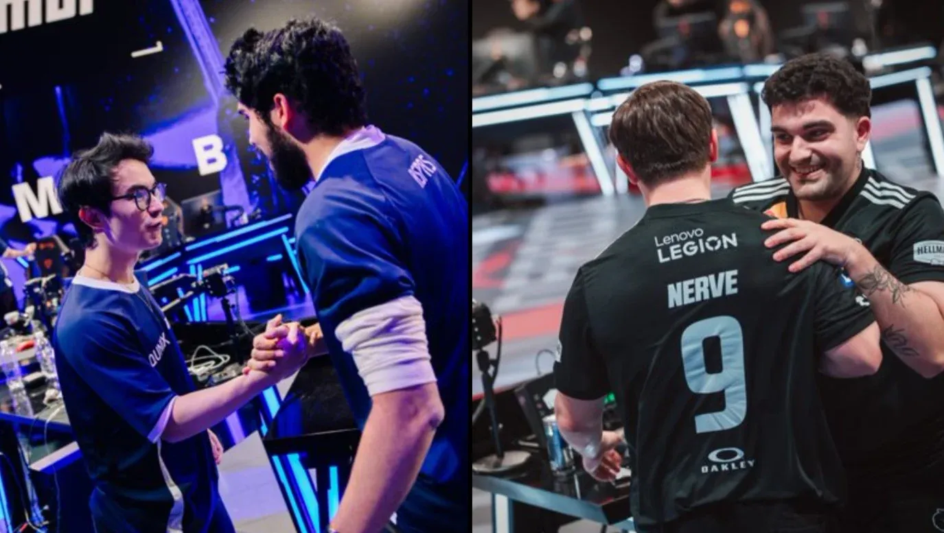 Zekken e Aspas de um lado, Nerve e Koalanoob do outro