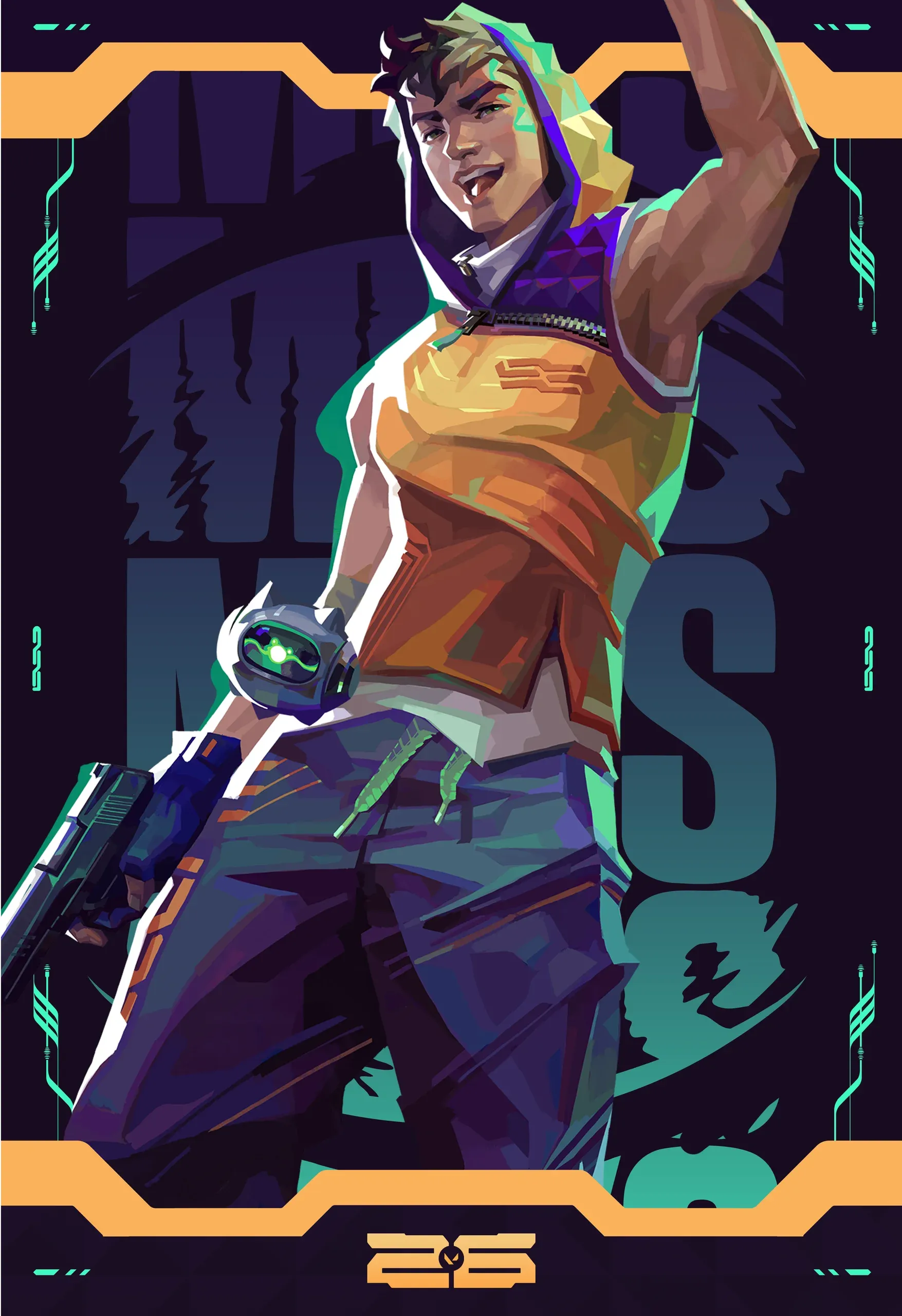 Miks, the new VALORANT agent. Credits: Riot Games