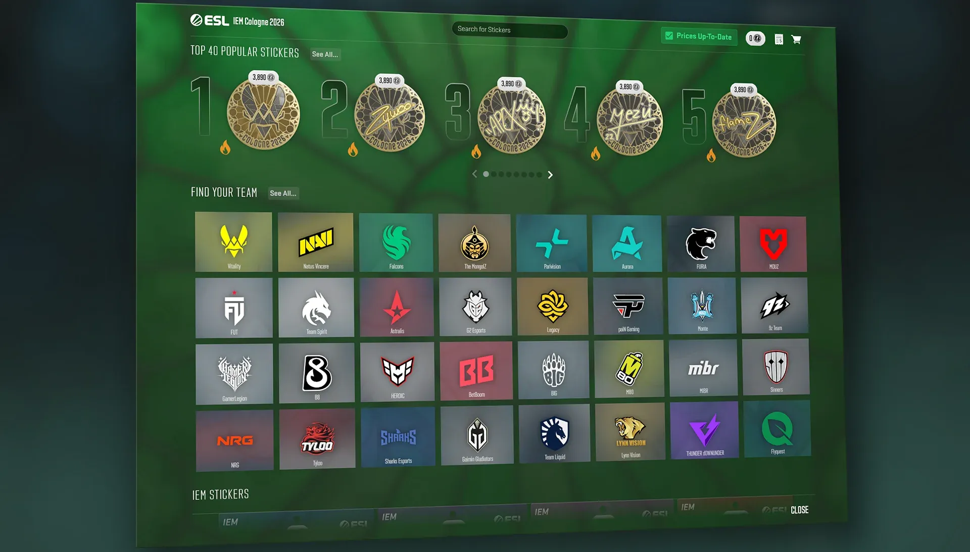 No Souvenir Packages or Sticker Capsules for 2026 IEM Cologne Major: New CS2 Major Hub Overhaul Explained