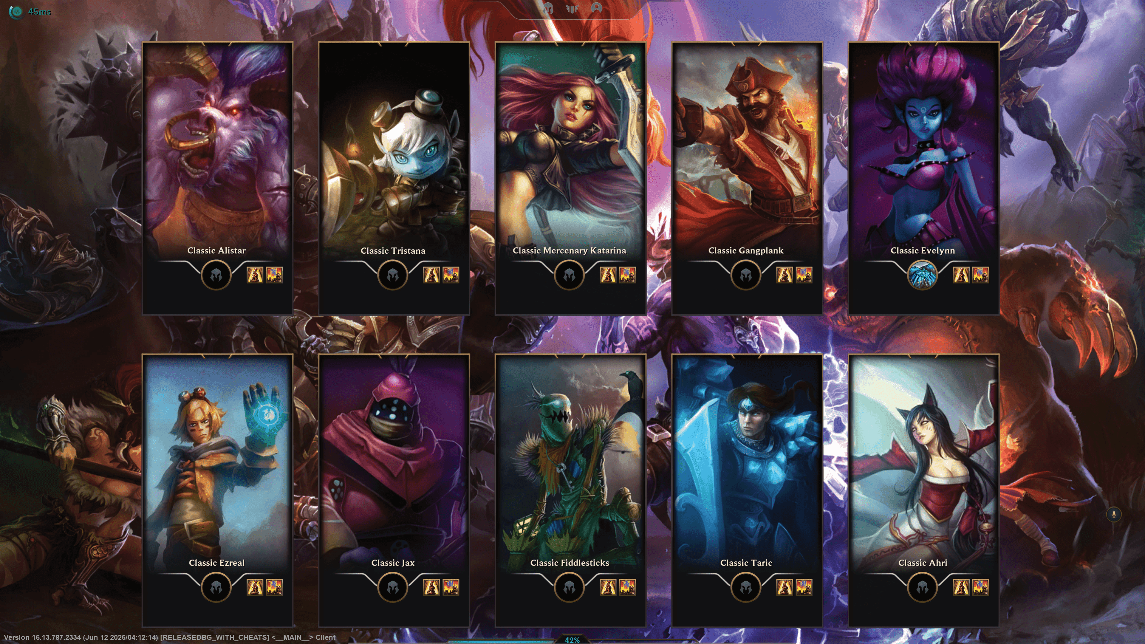 Loading screen for League of Legends Classic