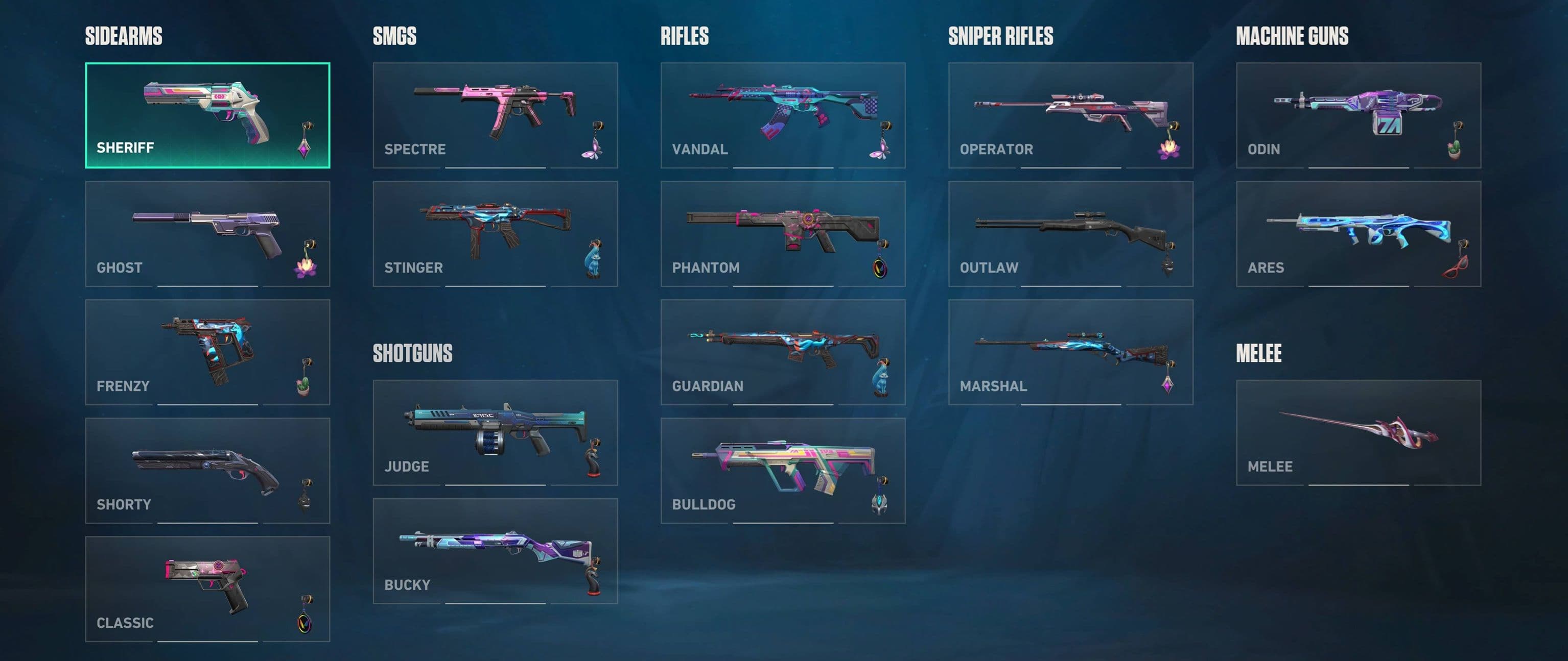 VALORANT skins cross-progression