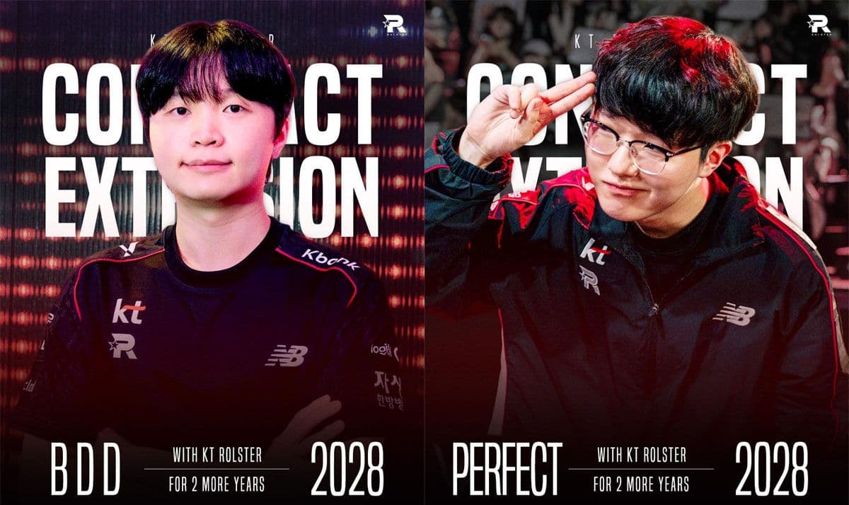 KT Rolster Renova Com Bdd e PerfecT Até 2028
