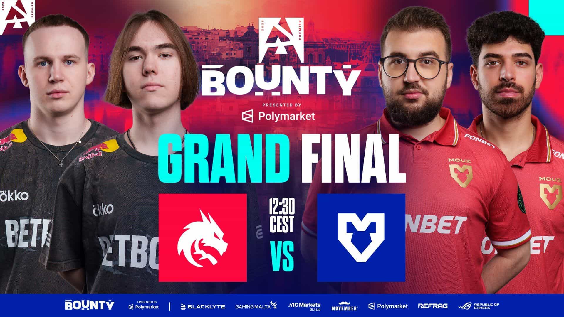 BLAST Bounty Summer 2026: Spirit and MOUZ Fight for the Title
