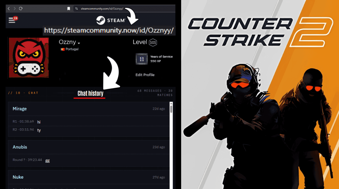 CS2 Tracker Exposes In-Game Chat History, Raising Privacy Concerns