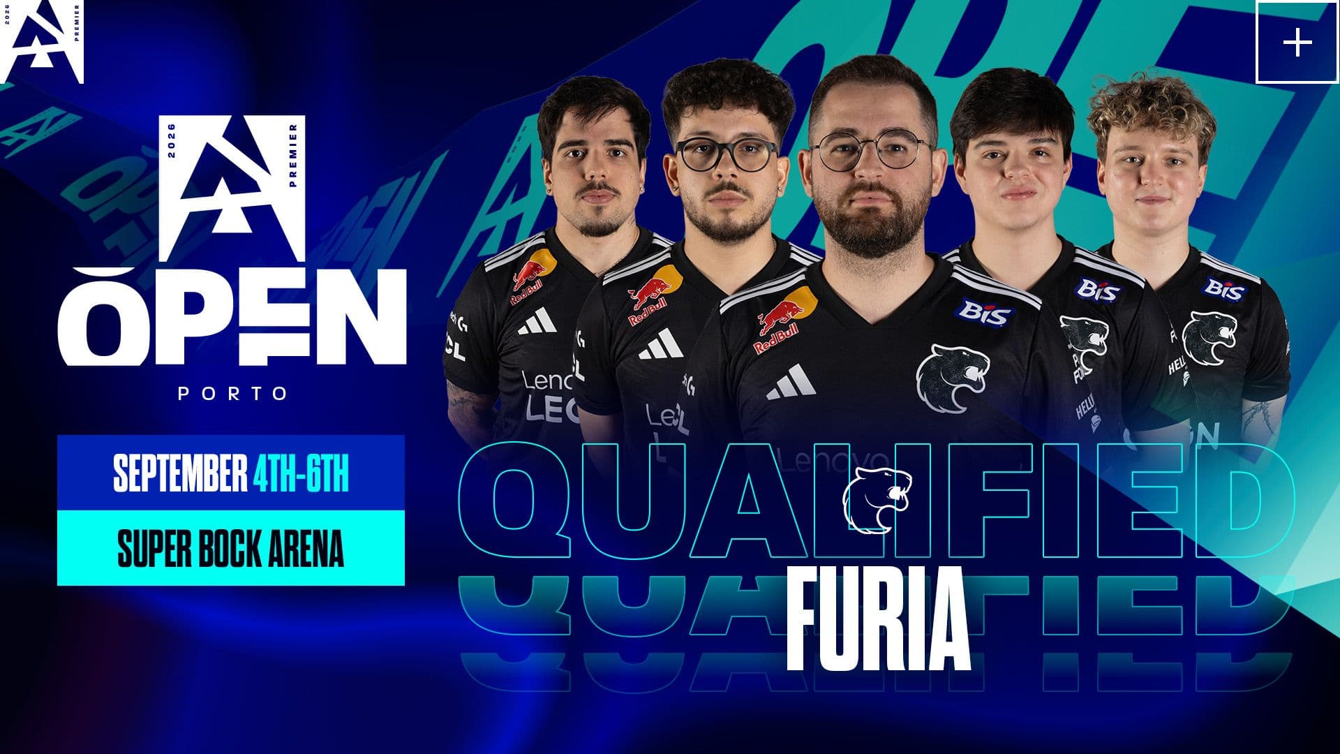 FURIA e Legacy seguem adiante mas a paiN está fora da BLAST Open Porto 2026