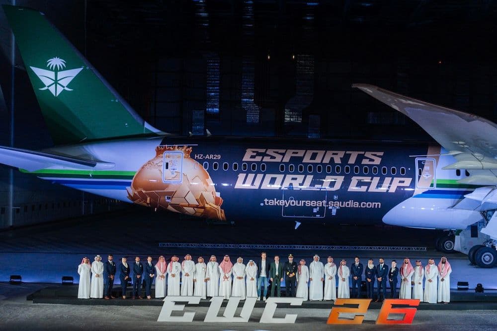 Saudia Launches EWC 2026 Branded Aircraft