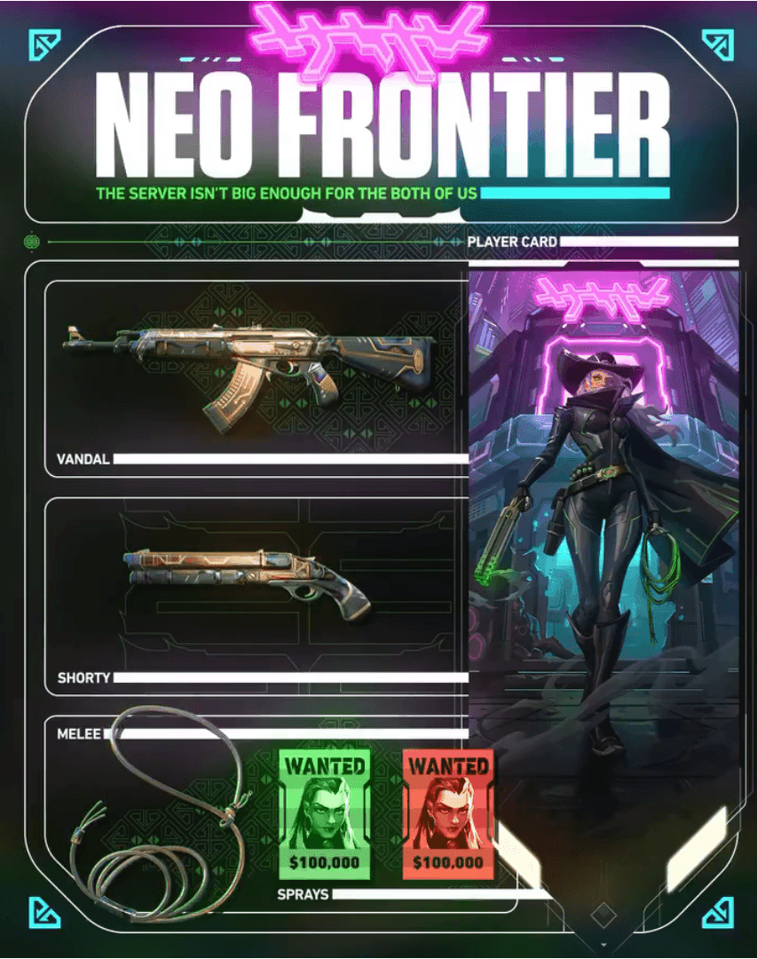 VALORANT Neo Frontier 2.0 Bundle: Skins, Price, Release Date, and More
