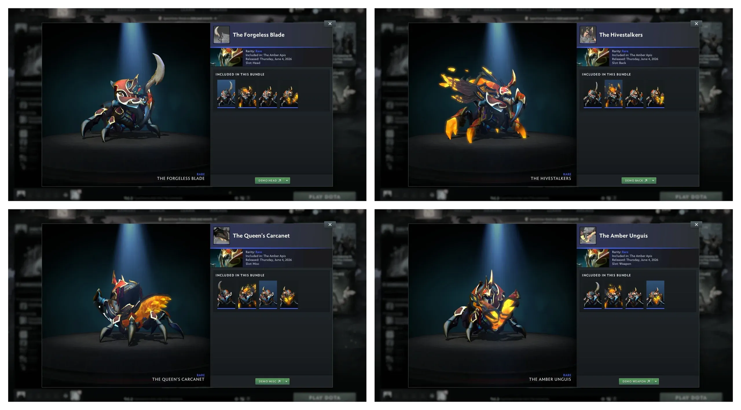 Nyx Assassin was awarded a very nice set and should be attracting some attention from Nyx players.