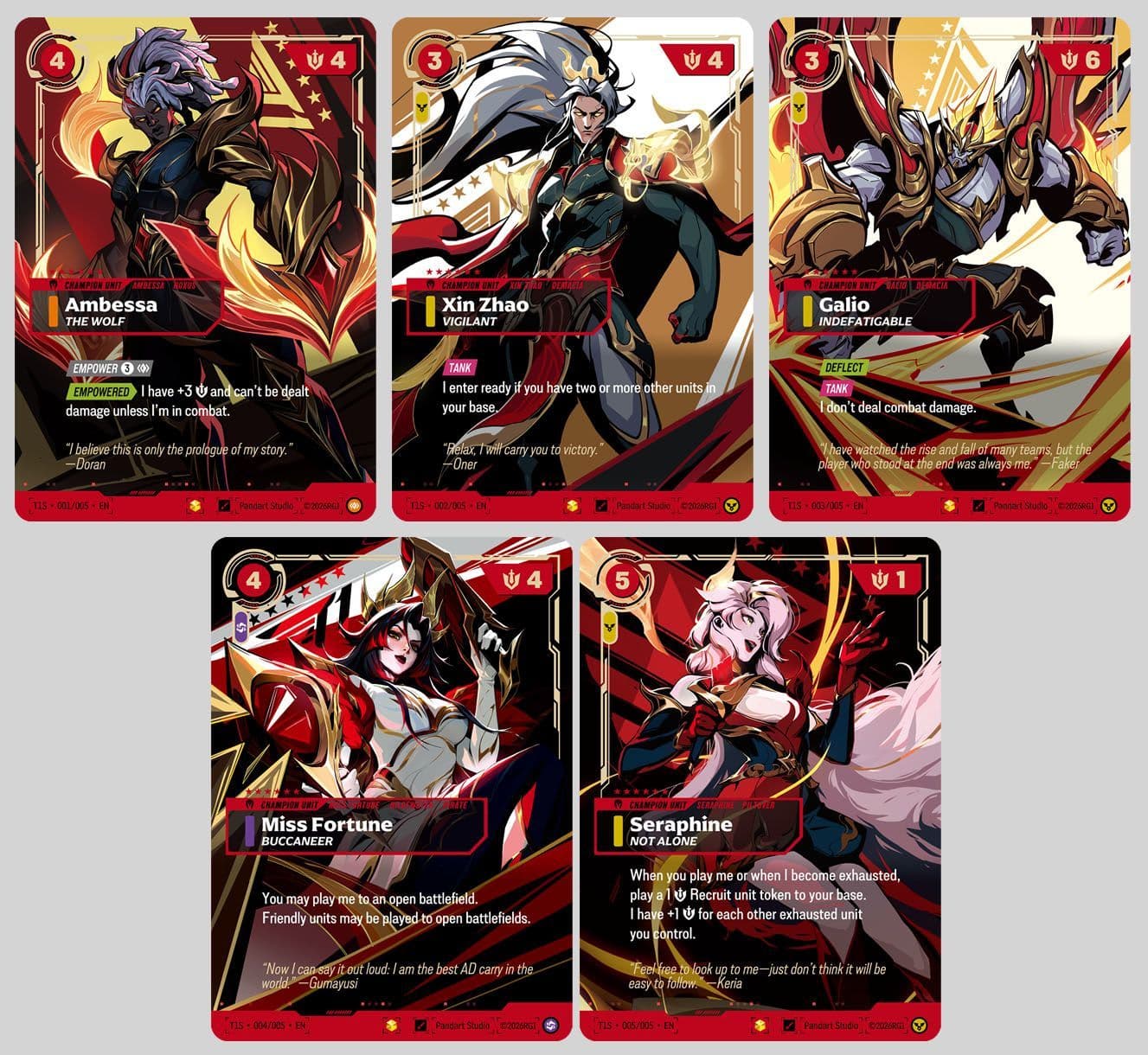 Riftbound x T1 2025 Worlds Champion Cards Signature Edition