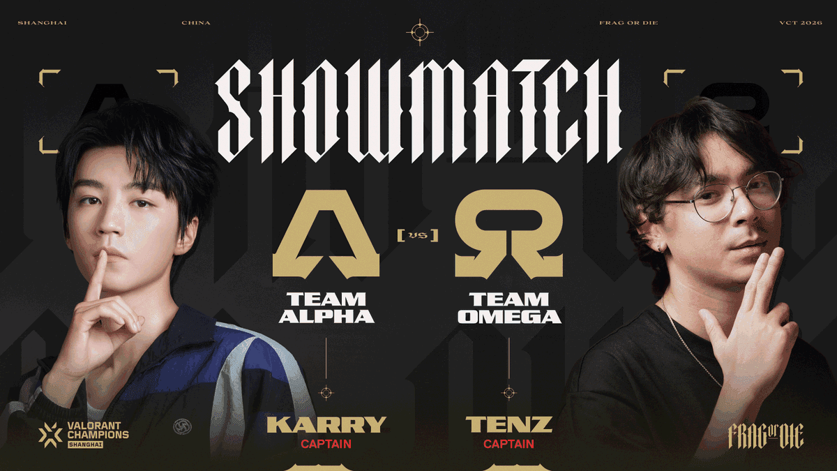 VALORANT Champions Shanghai 2026 Showmatch Captains (Photo by Riot Games)