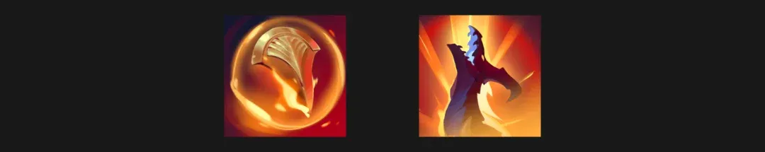 Shyvana W Inferno Aegis icons (Image Source: Riot Games)