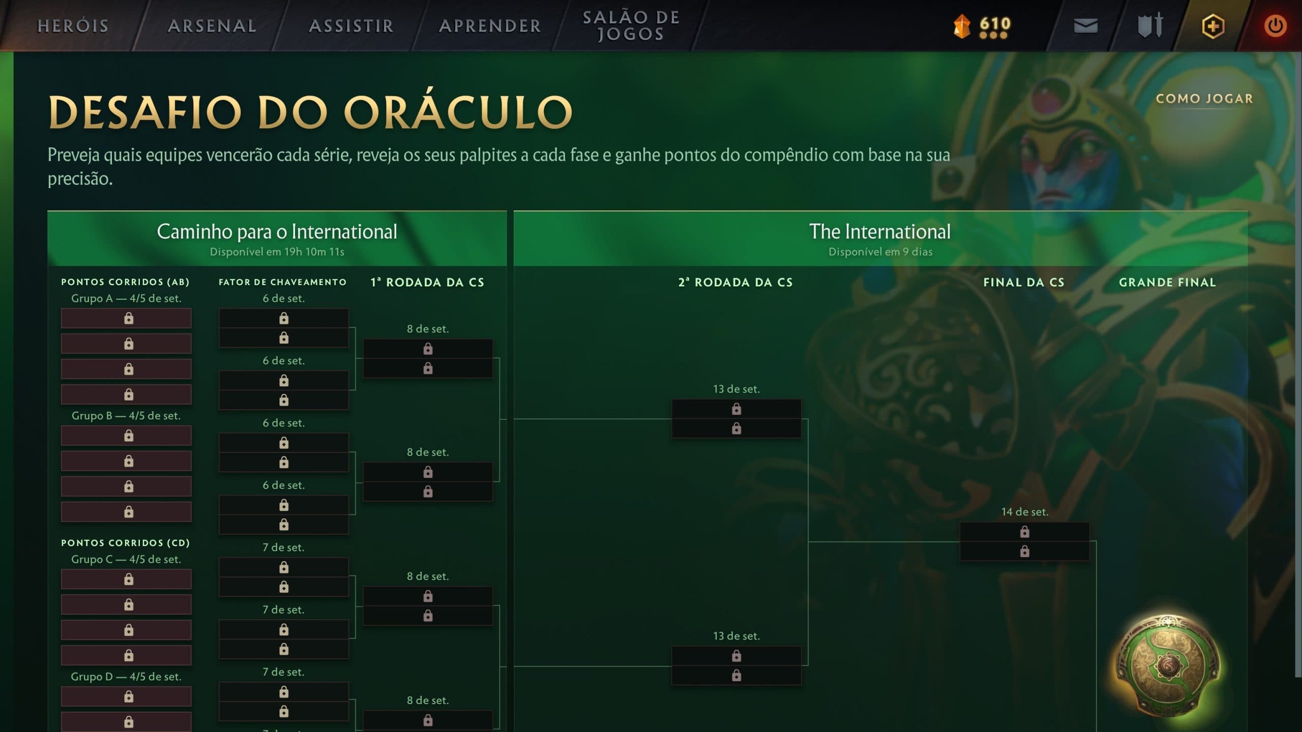 O International 2024 se aproxima rapidamente do início.