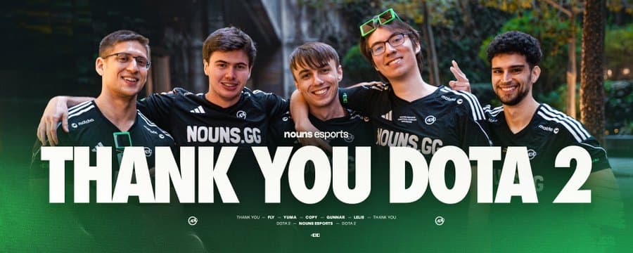 A nouns quebra uma das últimas barreiras para o fim do Dota 2 na região.