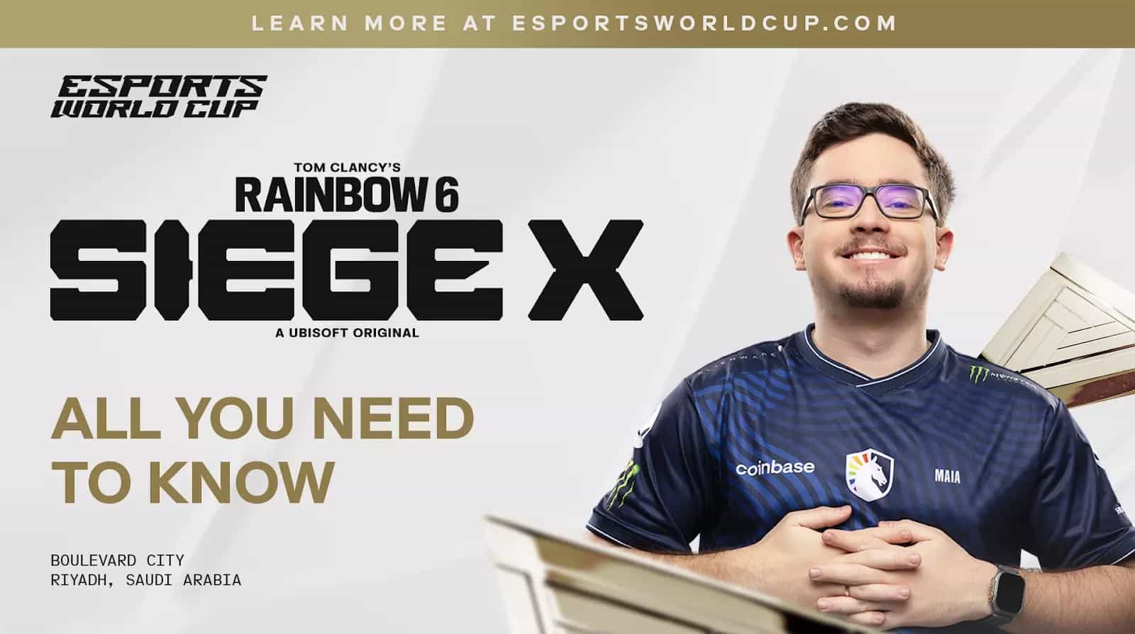 Rainbow 6 Siege X na EWC 2025: Brasil volta a lutar pela soberania global na Arábia Saudita