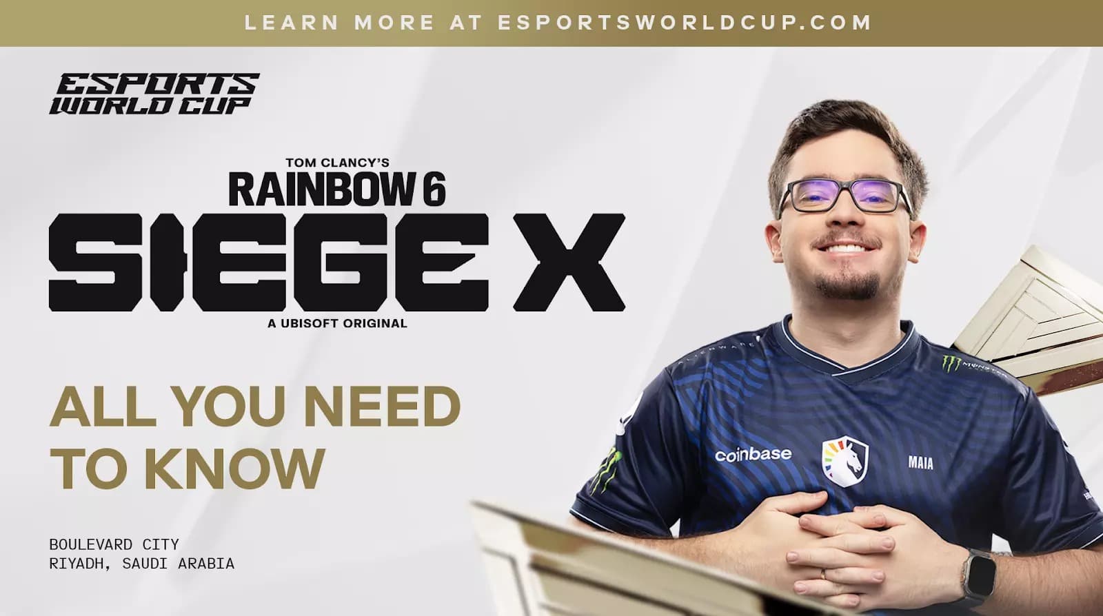 Rainbow 6 Siege X na EWC 2025: Brasil volta a lutar pela soberania global na Arábia Saudita