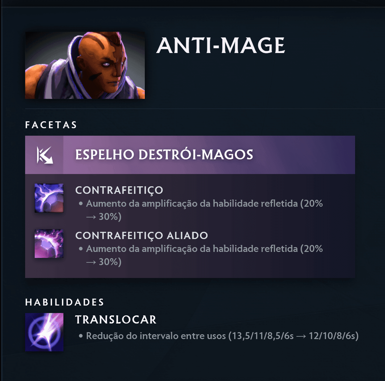 Anti-Mage ganhou buffs logo antes do International 2024.