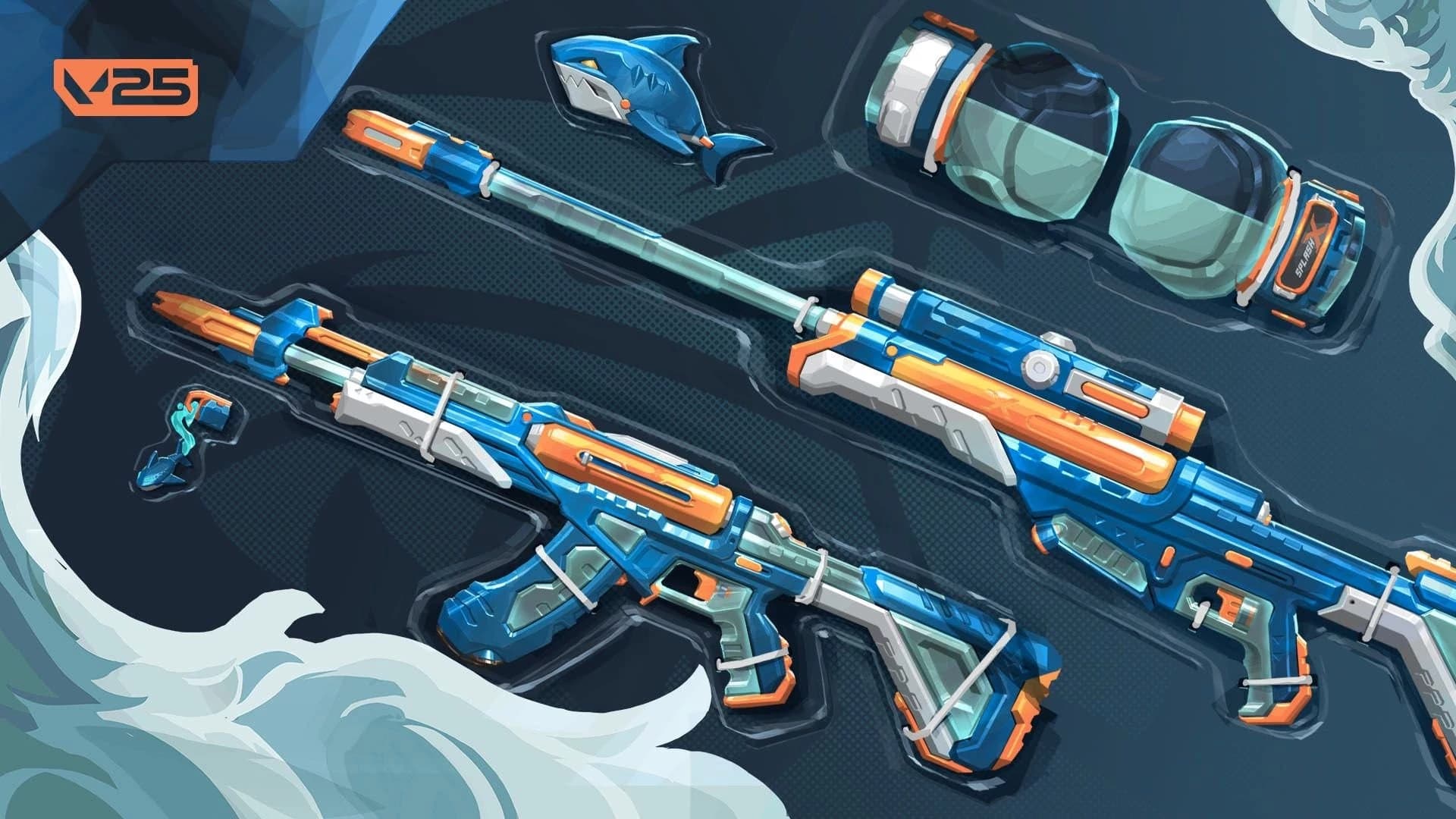 Pacote de Skins SplashX no VALORANT: Tudo sobre a primeira coleção na Unreal Engine 5