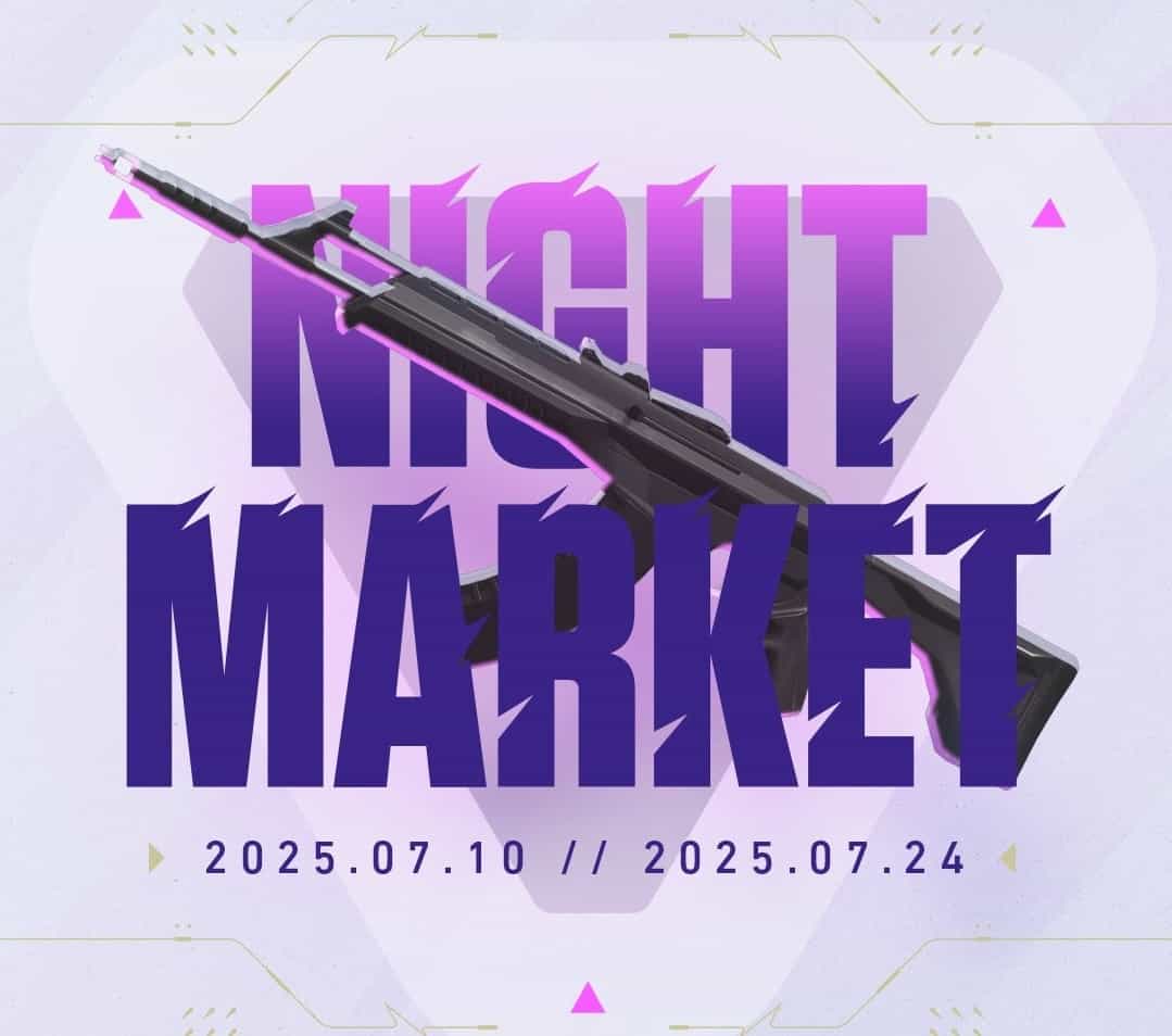 Mercado Noturno do VALORANT retorna dia 10 de Julho e ficará duas semanas no ar