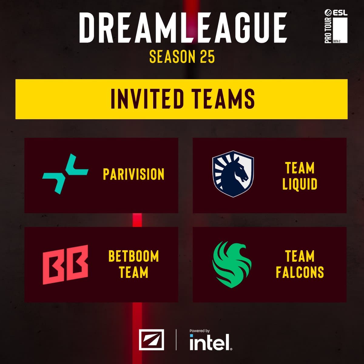 A DreamLeague 25 começou logo após o fim do ESL One anterior.