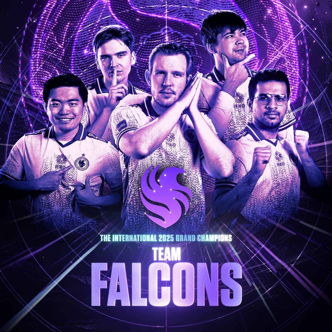 Depois de cinco mapas o resultado foi favorável ao Team Falcons.